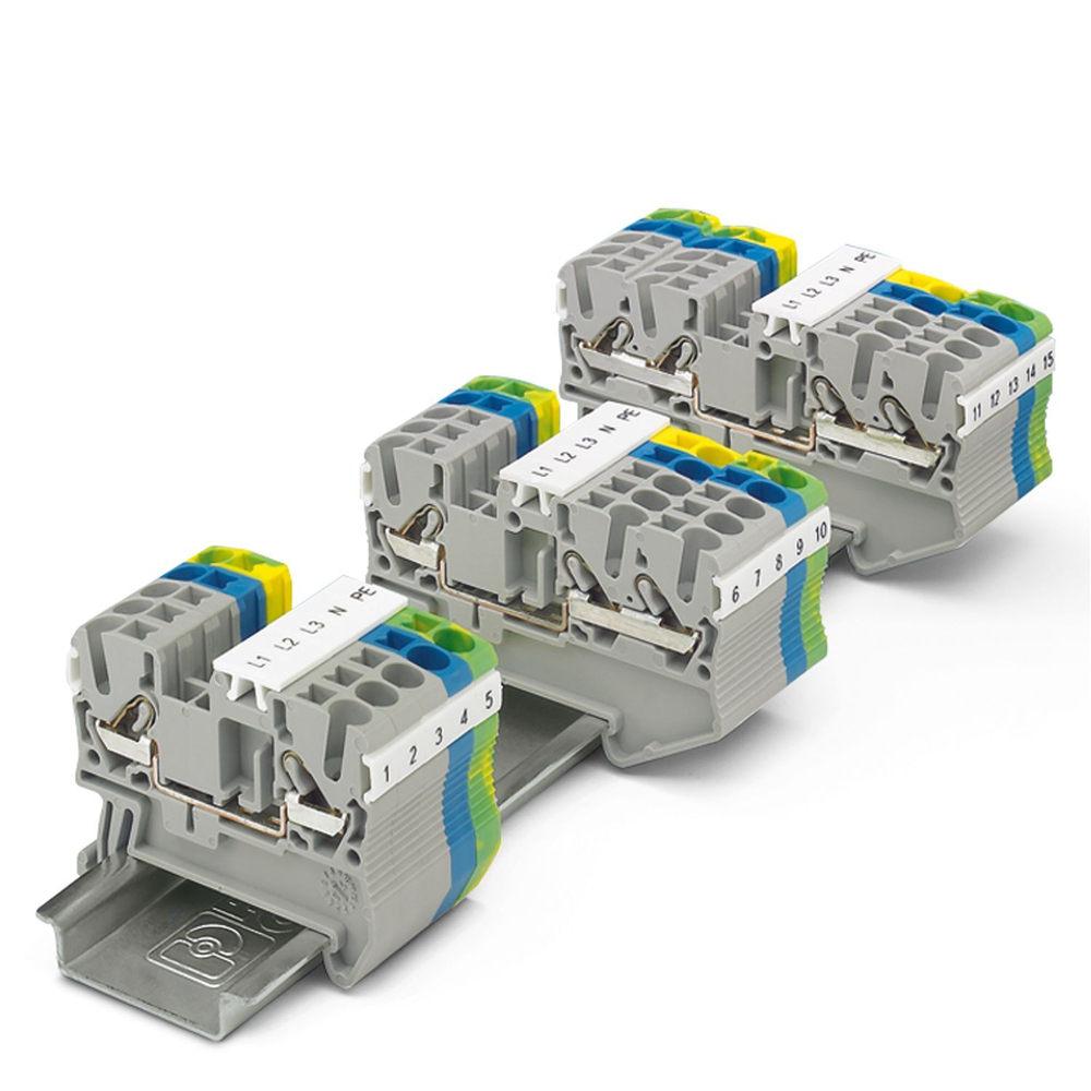 3208171 - PT 1,5/S-TWIN-PE - Заземляющая клемма