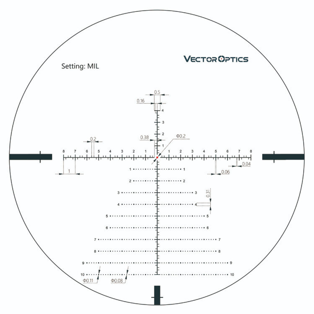 Прицел Vector Optics Continental 3-18x50, 34 мм, Tactical FFP