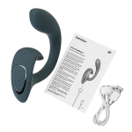 Темно-серый вибратор для G-стимуляции Satisfyer G for Goddess 1