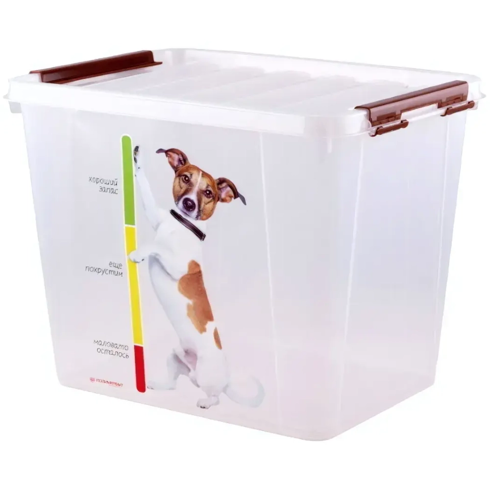 Контейнер для корма животных «Собачки», 25л
