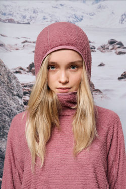 Худи Nothomme Blue Monte Lightweight Hooded Fleece Shirt "Salmon Pink"