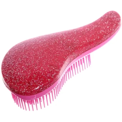 Расческа массажная «Компактная-блекс», цвет розовый, 19см (в коробке)