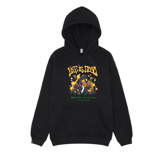 Худи HOOK Фрог чёрный