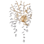 4969/3W HALL ODL24 613 античн.бронза/алюмин./хрусталь Бра G9 3*40W DELICA