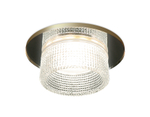 Встраиваемый точечный светильник TN350 CH/CL хром/прозрачный GU5.3+3W (LED WHITE) D95*45