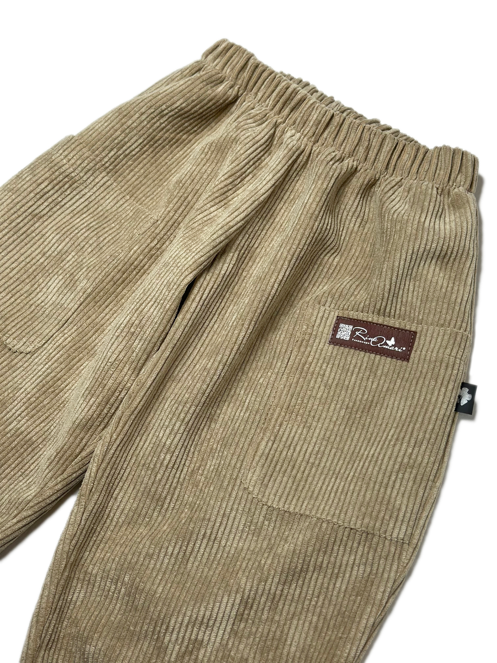 Вельветовые брюки-шаровары Светлый Кофе