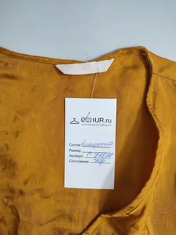 Блузка H&M желтая 40 размер