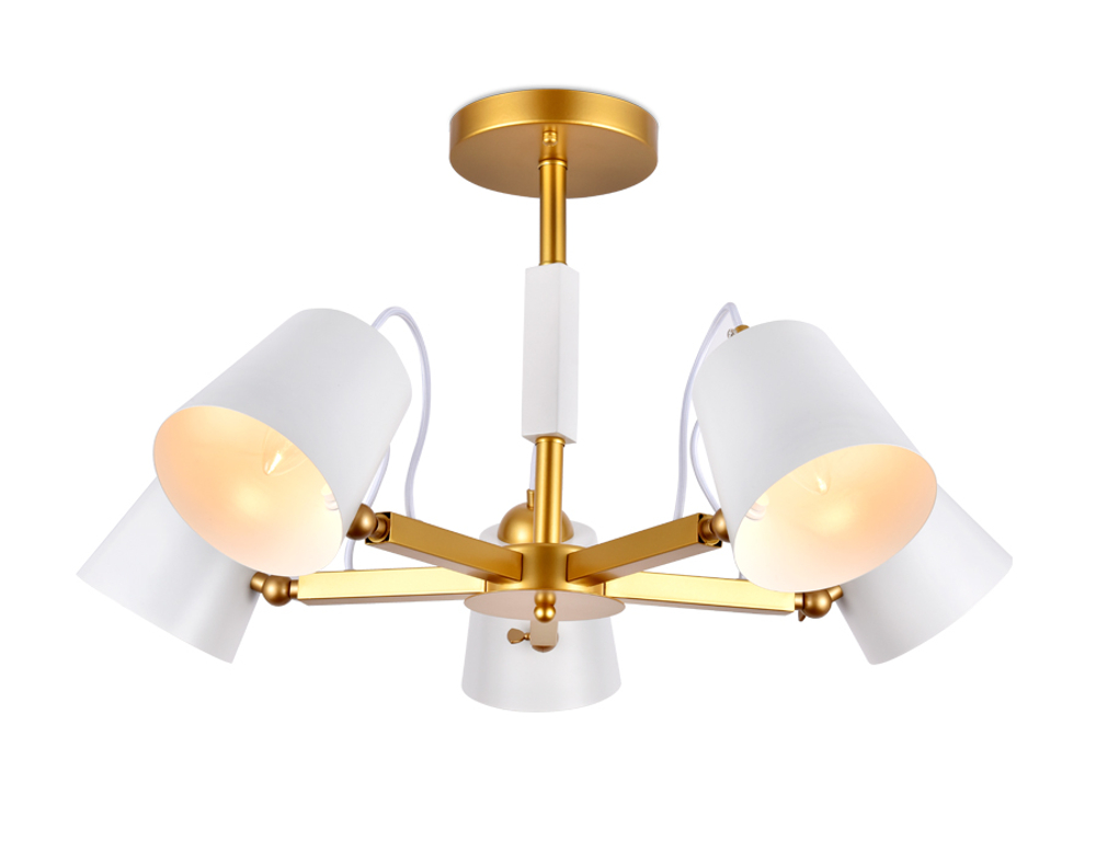 TR3101/5 WH/GD белый/золото E14 max 40W D680*370