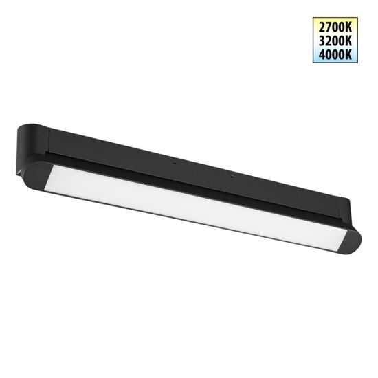 359800 OVER NT25 400 черный Светильник накладной с перекл. цв. температуры IP20 LED 24W 180-265V 2700К/3200К/4000К ITER