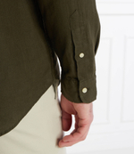 льняная рубашка POLO RALPH LAUREN - хаки(710794141)