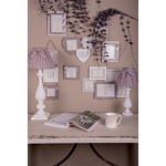 Абажур "Горошек" Ø 22x14см / E27 Хлопок,металл