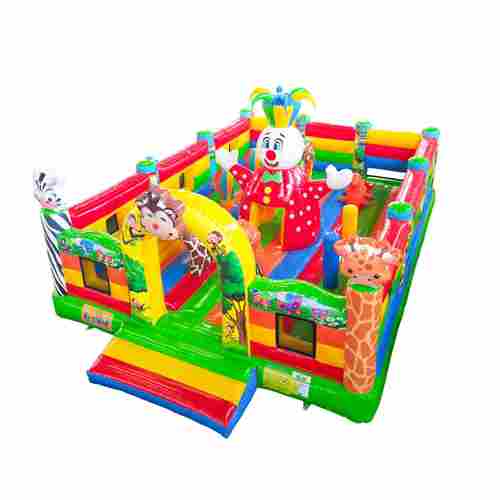 Коммерческий надувной батут «В гостях у павлина» 8*6*5 м