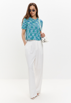 Топ из фактурной пряжи