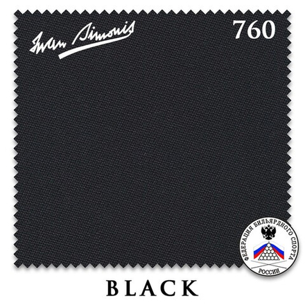 Сукно "Iwan Simonis 760" 198см Black