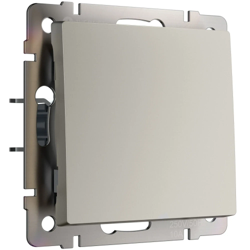 Выключатель одноклавишный (дымчатый) W1210004