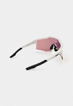 Спортивные очки с диоптриями 100% Speedcraft / Soft Tact Off White / HiPER Red Multilayer Mirror Lens