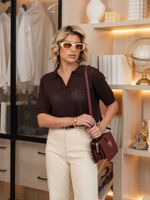 Поло Тихая роскошь (шоколад) Б15277-7М LT Collection