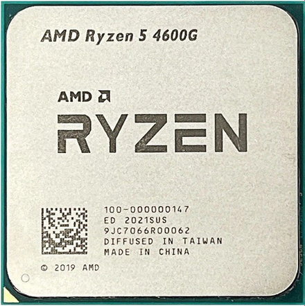 Процессор AMD Ryzen 5 4600G (Soc-AM4/3.7/4.2GHz/6C/12T/3+8Mb/65W/OEM) (100-000000147)