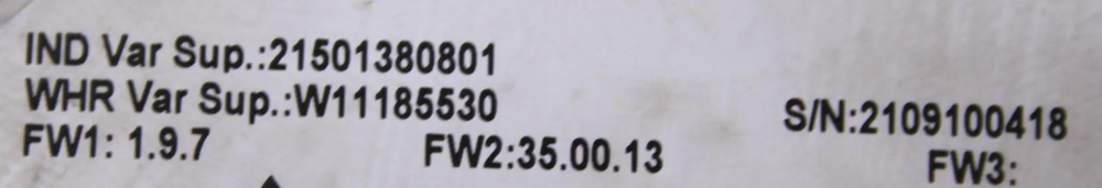 Модуль управления стиральной машины под прошивку 21501380801