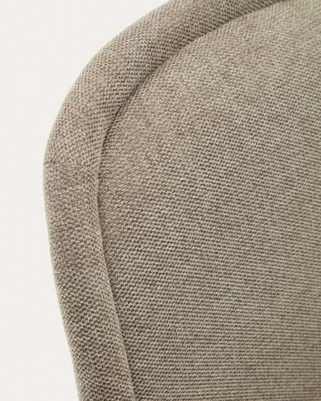 Стул Aimin, коричневый шенилл с черными ножками