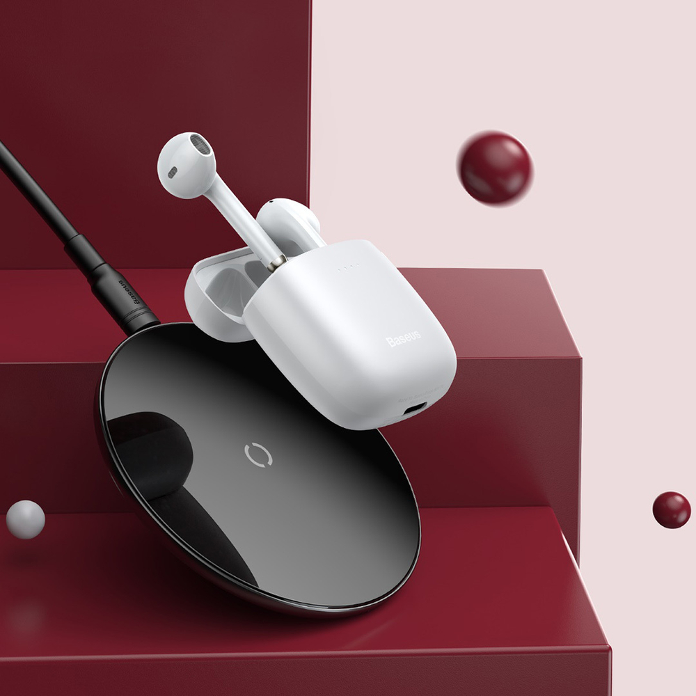 Беспроводные наушники Baseus W04 Pro True Wireless Earphones - White