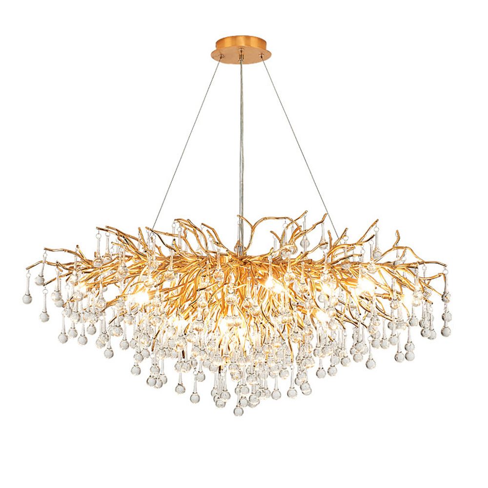 Подвесная Люстра Droplet Chandelier Oval L120 By Imperiumloft