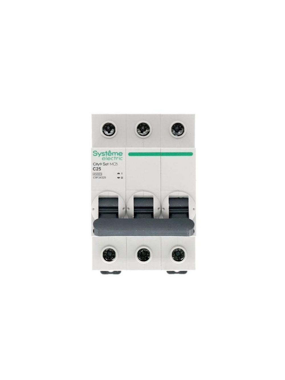 Выключатель автоматический модульный 3п C 25А 4.5кА City9 Set 400В SE C9F34325