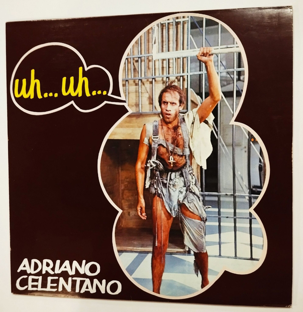 Винтажная виниловая пластинка LP Adriano Celentano Uh Uh (Italy 1982)