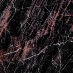 Стол Bradex Home Areal раскладной 140-180х80х75 чёрный мрамор с чёрными ножками