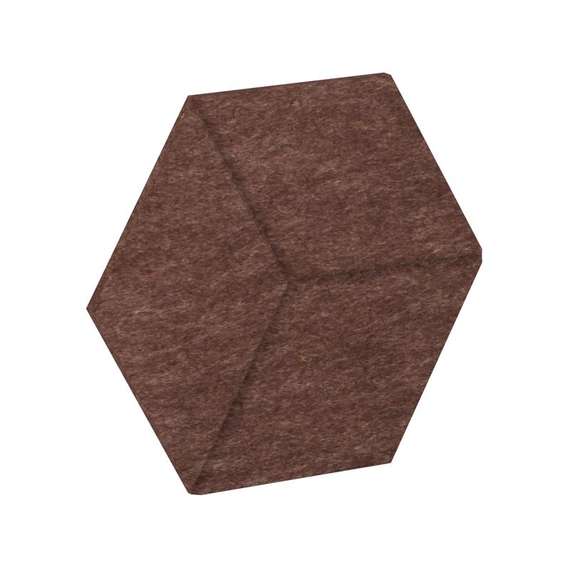 AcustiX Настенная панель шестигранная (3 луча) VE.NP-6G3LU-100 Молочный Шоколад 200*173*12
(сторона