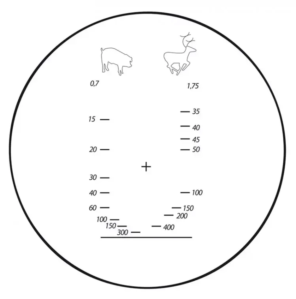 Бинокль Sturman 10x50 с сеткой зелёный