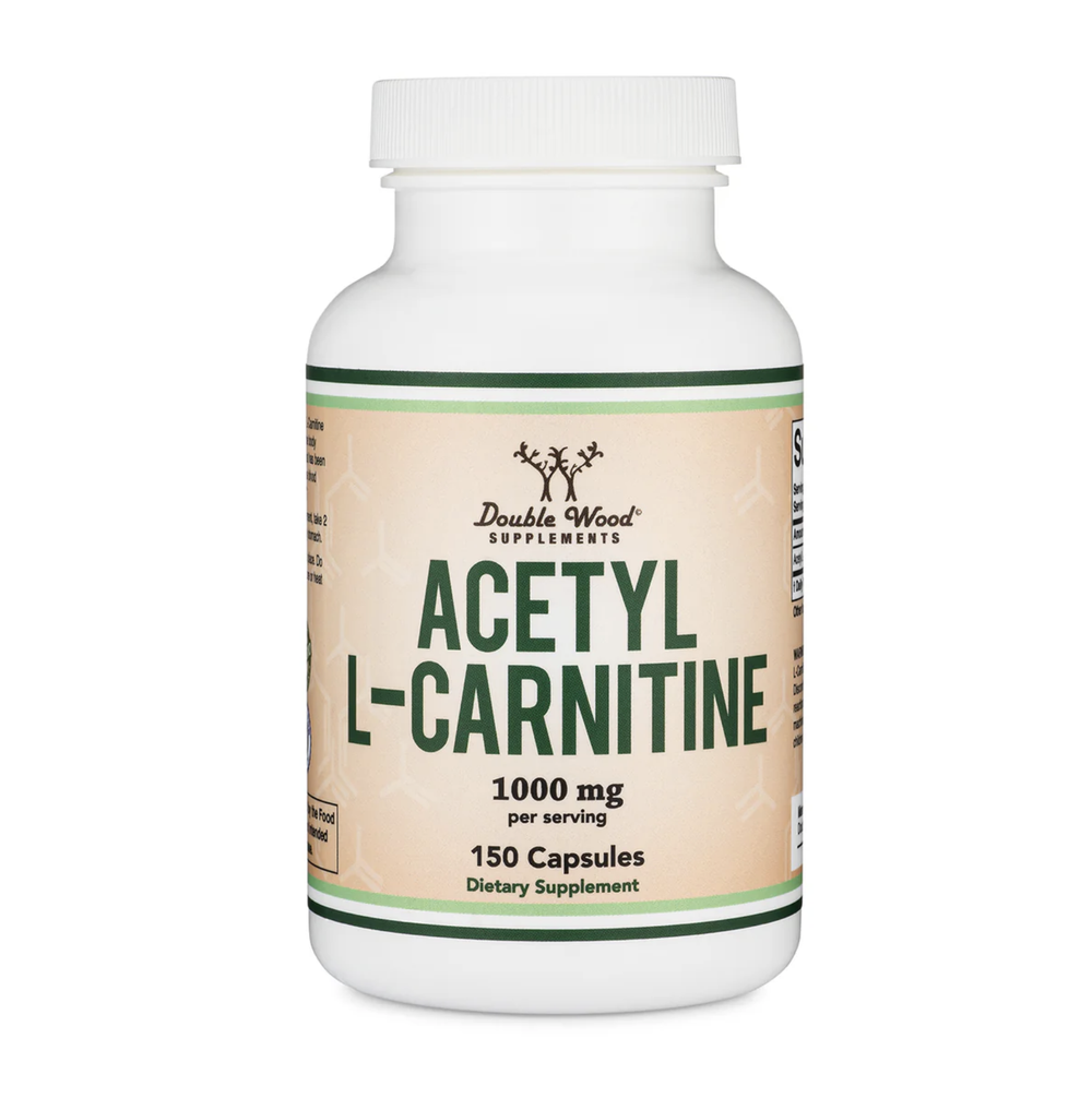 Double Wood Supplements - Acetyl L-Carnitine- 150 x 1000 mg capsules