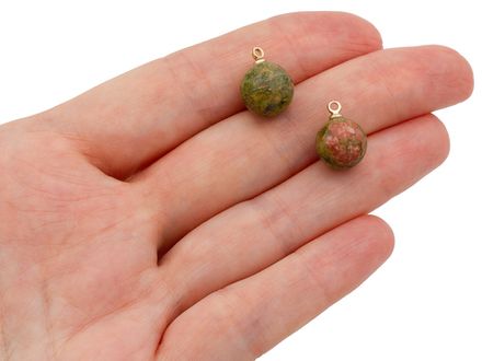 Подвеска "Шар" 10,5мм, унакит