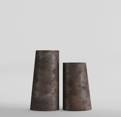 Кашпо, коллекция Concrete, форма DUET