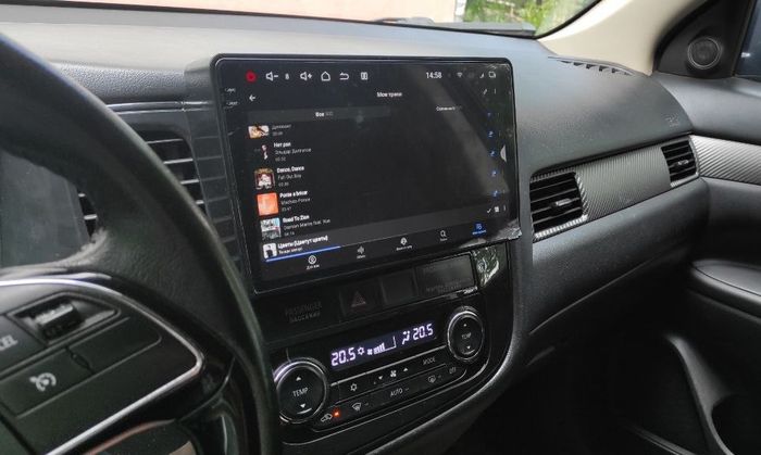 Магнитола для Mitsubishi Outlander 3 2012-2022 (левый руль, рамка 10) - Redpower 85156 PRO/PROmax ТОП звук, 2K QLED, Android 14, Быстрейшая, CarPlay, 4G SIM-слот