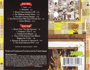 Frank Zappa / Finer Moments (2CD)