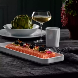 Блюдо сервировочное 24х12см Pillivuyt Plisse-Toulouse белое