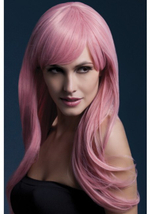 Парик Сладкая Сиенна (светло-розовый) 66 см. (Цвет: розовый)