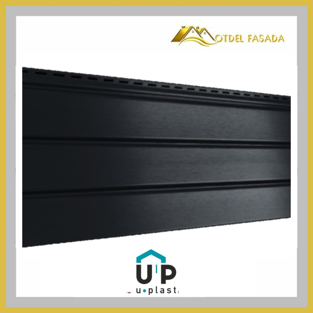 Софит Ю-Пласт Классика Графит неперфорированный  3000* 300мм