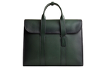 COACH Gotham Glove Tanned Leather Briefcase, Shoulder Bag, Crossbody Bag, Handbag Large Men"s Jasper