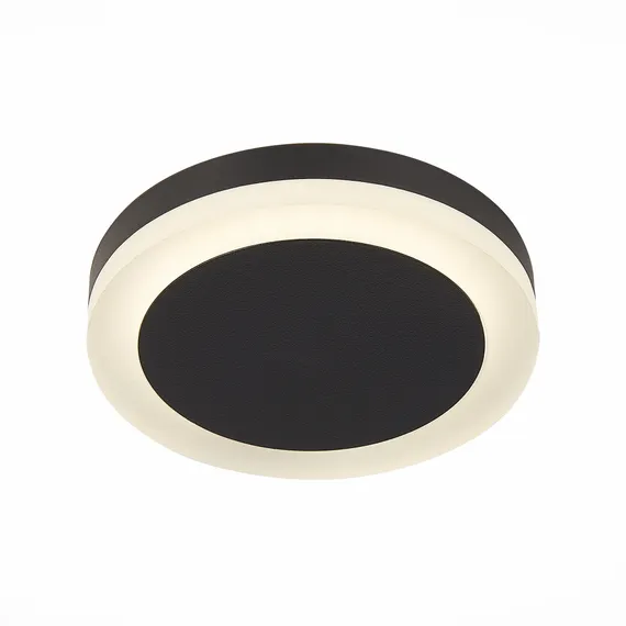 ST104.442.06 Светильник встраиваемый Черный LED 1*6W 4000K 468Lm Ra>80 120° IP20 D110xH20 170-240V Встраиваемые светильники