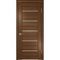 Купить Межкомнатная дверь экошпон Legend ЛУ-22 тёмный орех стекло матовое