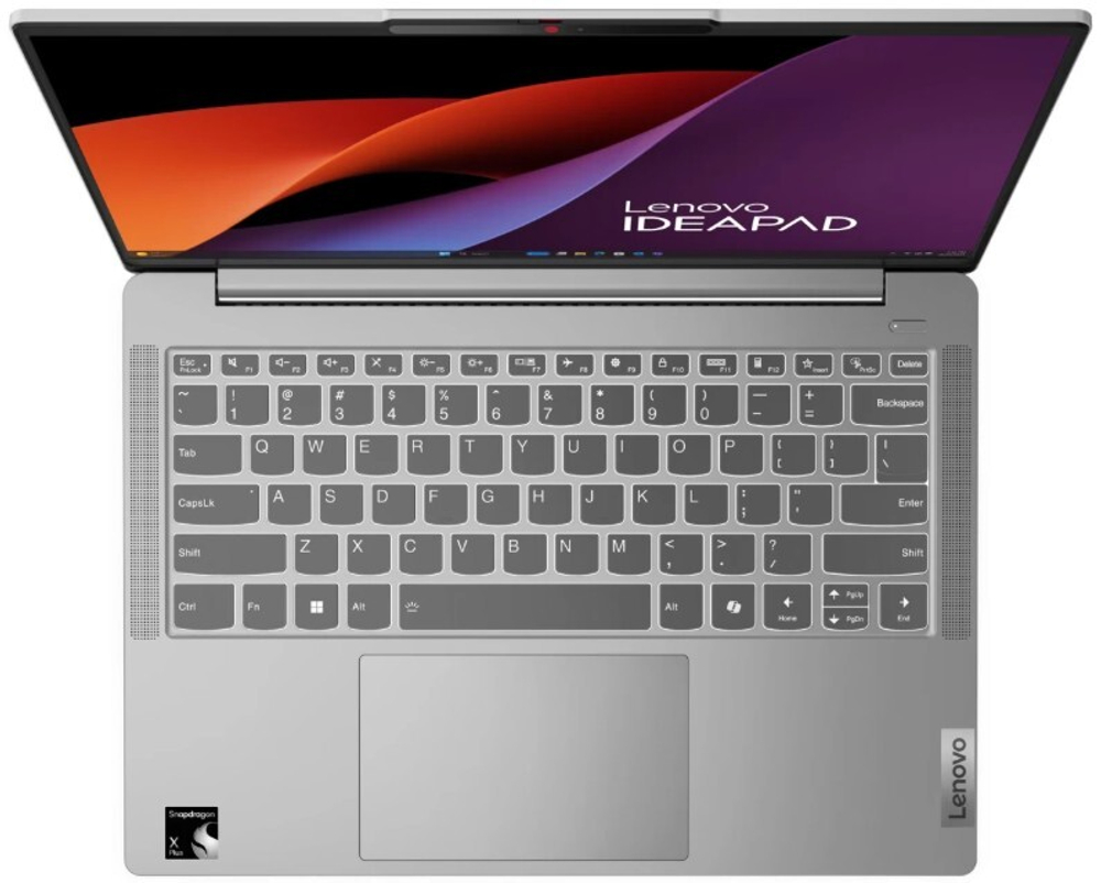 Ноутбук  Lenovo IdeaPad Slim 5 14Q8X9 14 ", Snapdragon, 16 Гб RAM, 512 Гб SSD, Adreno, Серый