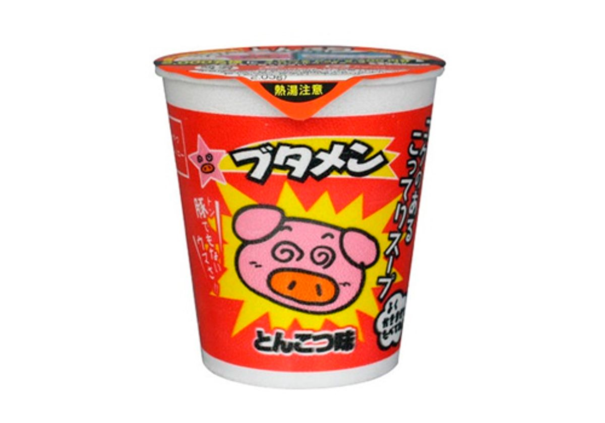 Суп-лапша Cup Noodle Butamen со вкусом тонкоцу, 35г