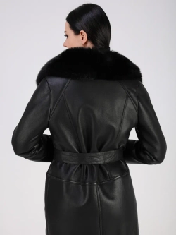 Дубленка зимняя натуральная длинная