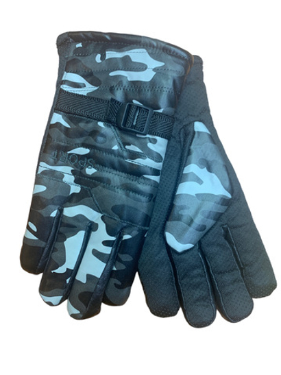 Перчатки. Мужские. Верх: Водоотталкивающий материал. Подклад: Плюш-флис. Горнолыжные. В упаковке 12 шт, разные цвета.