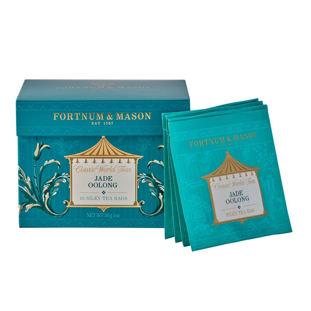 Fortnum&Mason Улун Нефрит Jade Oolong, 15 Whole Leaf Silky Tea Bags, 30г