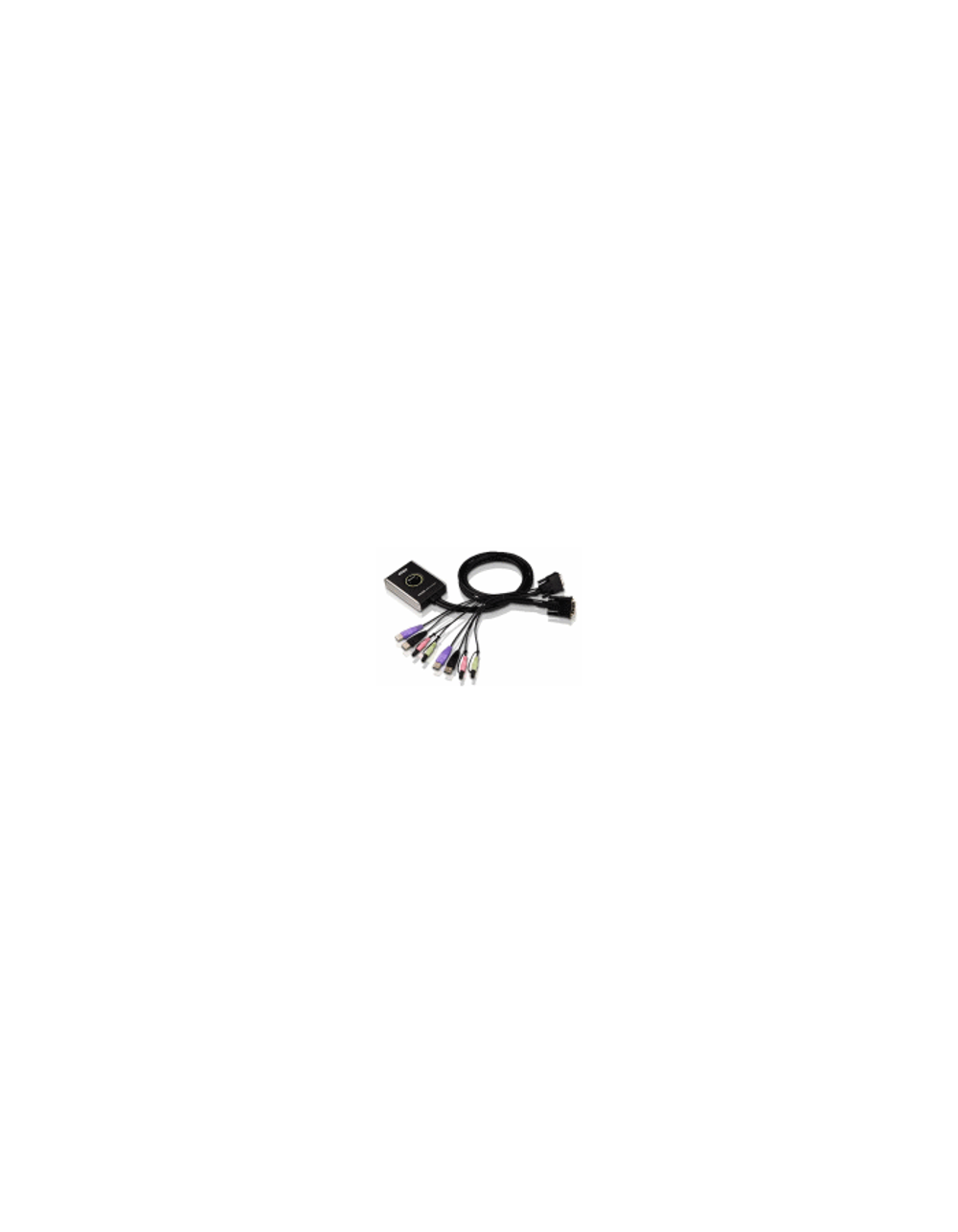 Переключатель электронный ATEN 2-Port USB DVI/Audio Cable KVM Switch with Remote Port Selector
