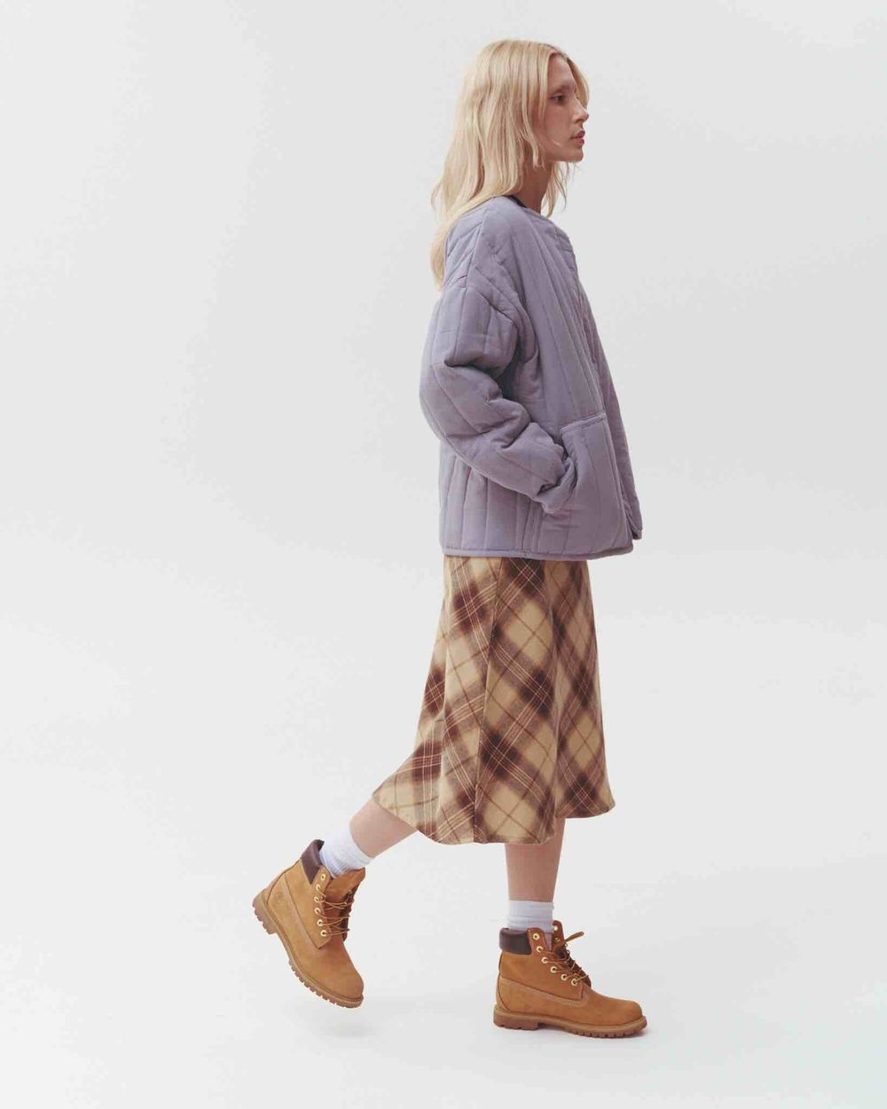 Юбка One Two Midi Beige