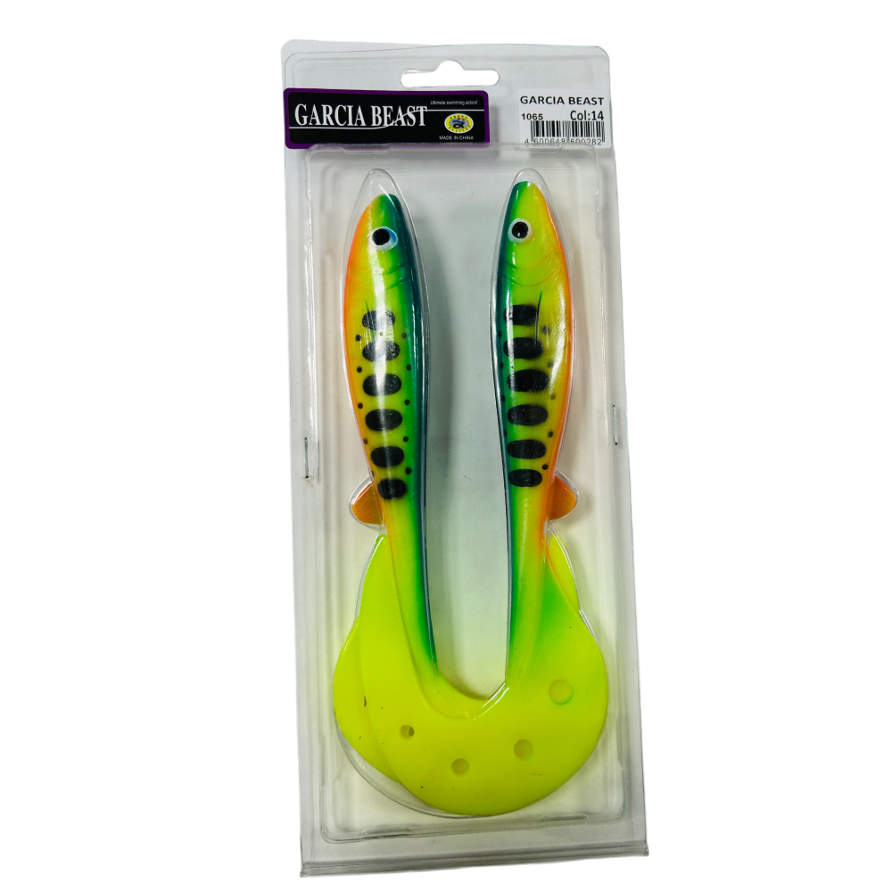 Силиконовая приманка GARCIA BEAST 19см COL14 №64